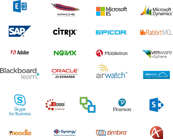 Supported Application Logos List